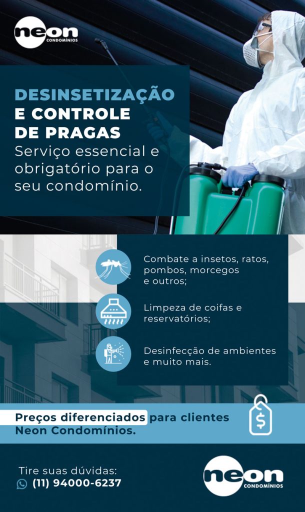 DESINSETIZAÇÃO E CONTROLE DE PRAGAS